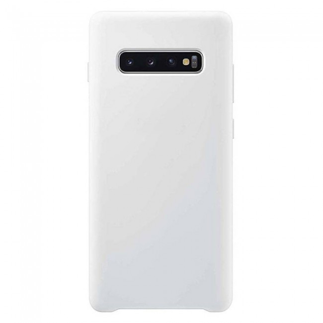 Margoun Protective Silicon Case for Samsung Galaxy S10 Plus – Black , White , Red , Dark Blue , Light Blue , Purple