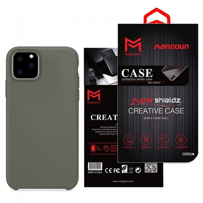 iphone 11 Pro (5.8 inch) Silicone Case Cover - Black , Grey , Blue , Dark Blue , Green , Red , Peach