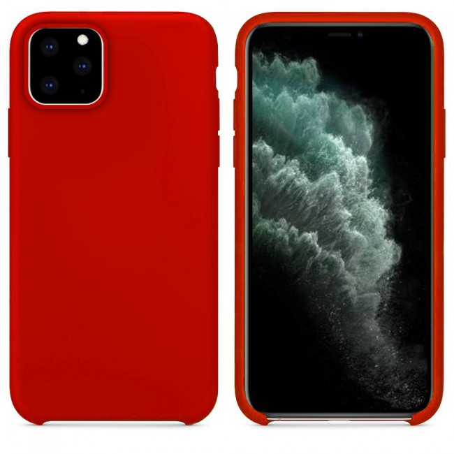 iphone 11 Pro (5.8 inch) Silicone Case Cover - Black , Grey , Blue , Dark Blue , Green , Red , Peach