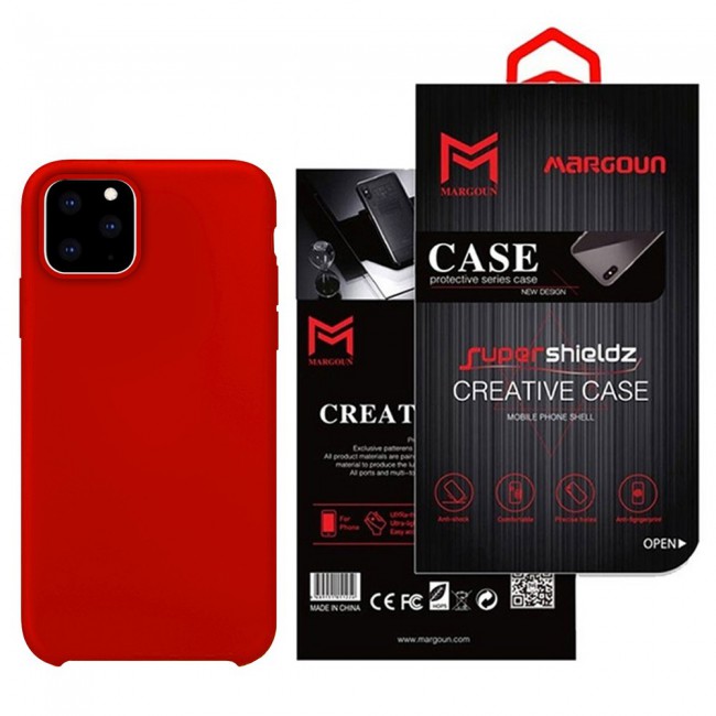 iphone 11 Pro (5.8 inch) Silicone Case Cover - Black , Grey , Blue , Dark Blue , Green , Red , Peach