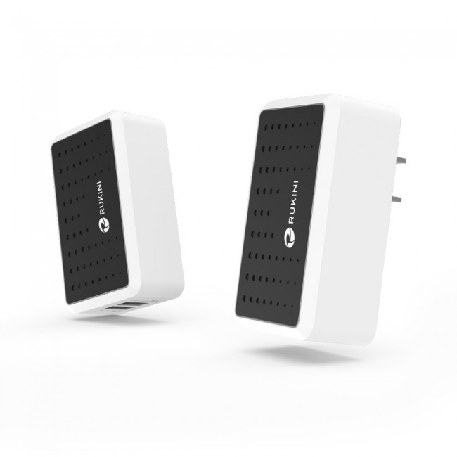 Rukini Charging Adapter Dual USB 36W RUK36WQ30 - White