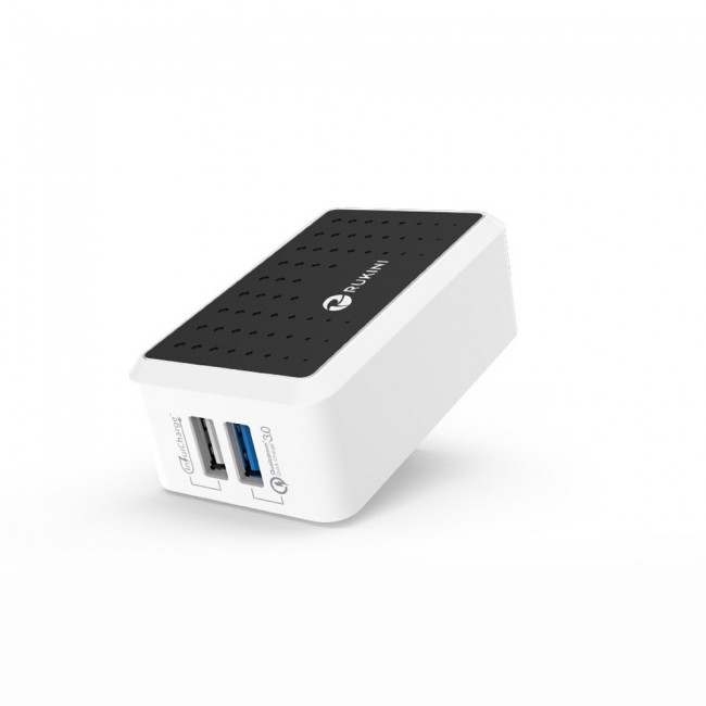Rukini Charging Adapter Dual USB 36W RUK36WQ30 - White