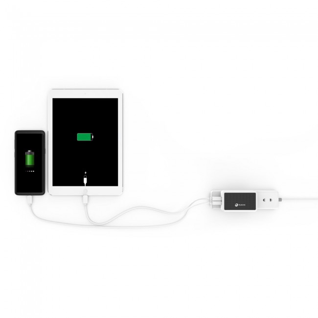 Rukini Charging Adapter Dual USB 36W RUK36WQ30 - White