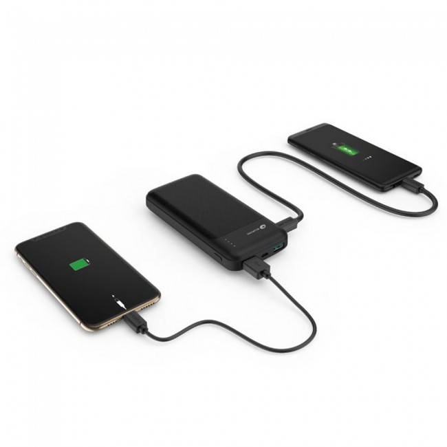 Rukini Power Bank 16000mAh RP16QCU with 1m Micro USB Cable – Black , Blue , White