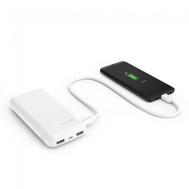 Rukini Power Bank 16000mAh RP16QCU with 1m Micro USB Cable – Black , Blue , White