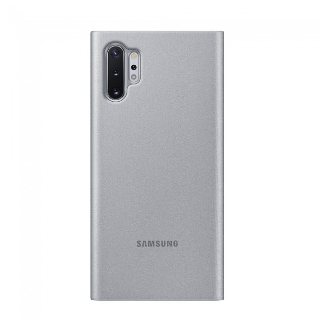 Samsung Galaxy Note 10 Plus Flip Clear Smart View Cover EF-ZN975CBEGUS – Silver