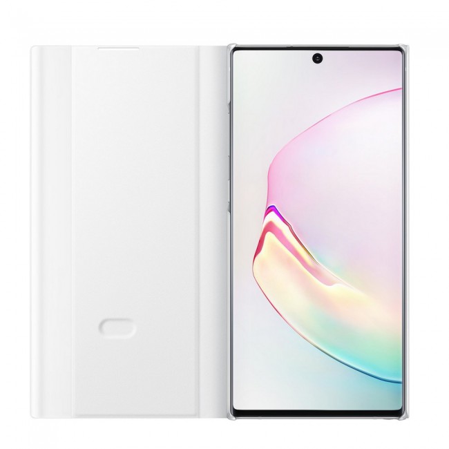 Samsung Galaxy Note 10 Plus Flip Clear Smart View Cover EF-ZN975CBEGUS – White