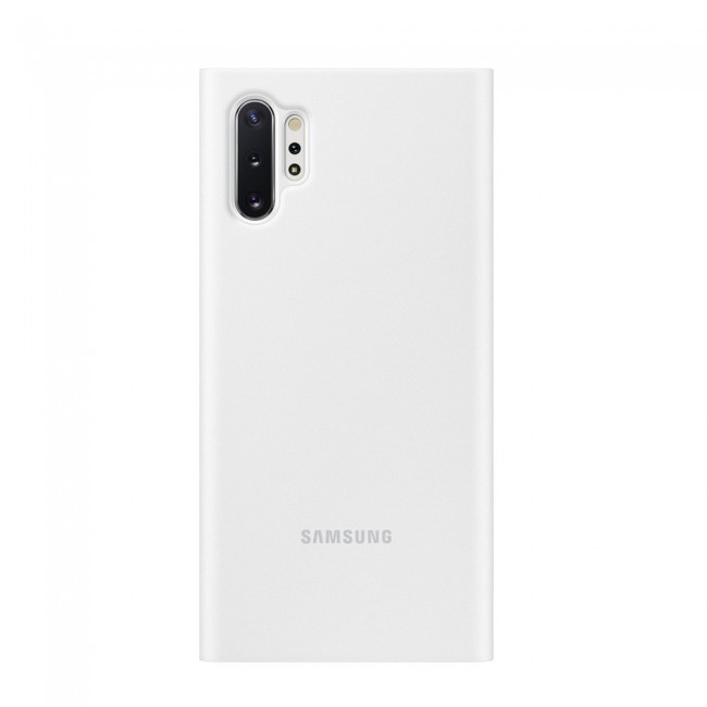 Samsung Galaxy Note 10 Plus Flip Clear Smart View Cover EF-ZN975CBEGUS – White