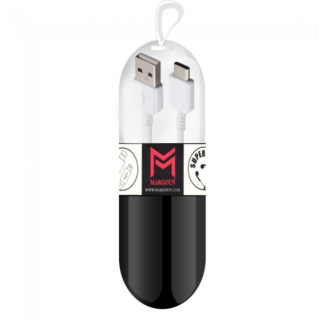 Samsung Galaxy Note 7 White USB Cable with Free Margoun Cable Organizer – Black , White , Blue , Purple