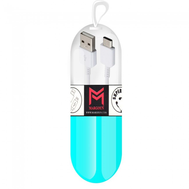 Samsung Galaxy Note 7 White USB Cable with Free Margoun Cable Organizer – Black , White , Blue , Purple