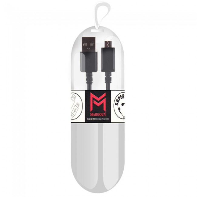 Samsung Galaxy S6 Black USB Cable with Free Margoun Cable Organizer – Black ,  White , Blue , Purple