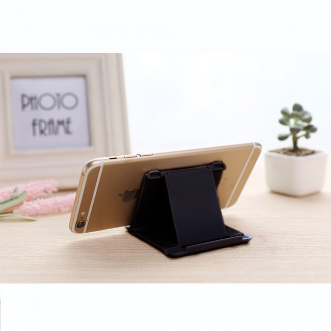 Universal Mobile Phone Holder Foldable Desktop Phone Stand – Black