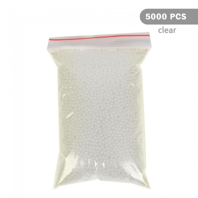 Water Beads Jelly Water Balls 5000Pcs - Black , Red , Orange , Yellow , Clear , Light Green , Dark Green , Multicolor