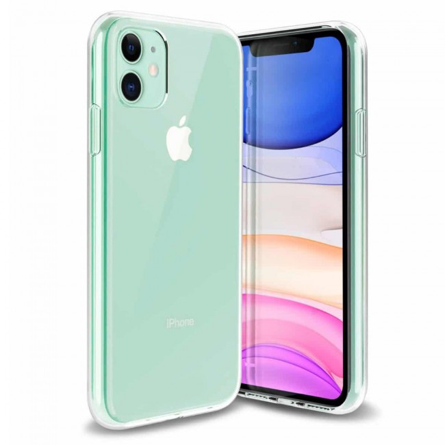 iPhone 11 TPU Clear Case Cover (6.1 inch) - MARGOUN Soft Jelly case cover