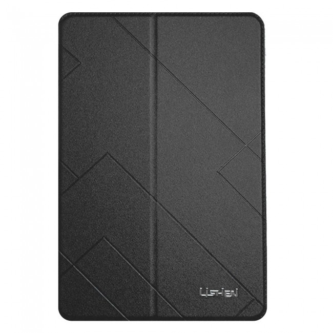 Lishen Foldable Leather Case for Samsung Tab A 8 2019 8 inch T290 T295 – Black