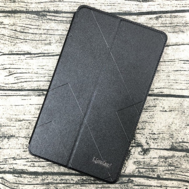 Lishen Foldable Leather Case for Samsung Tab A 8 2019 8 inch T290 T295 – Black