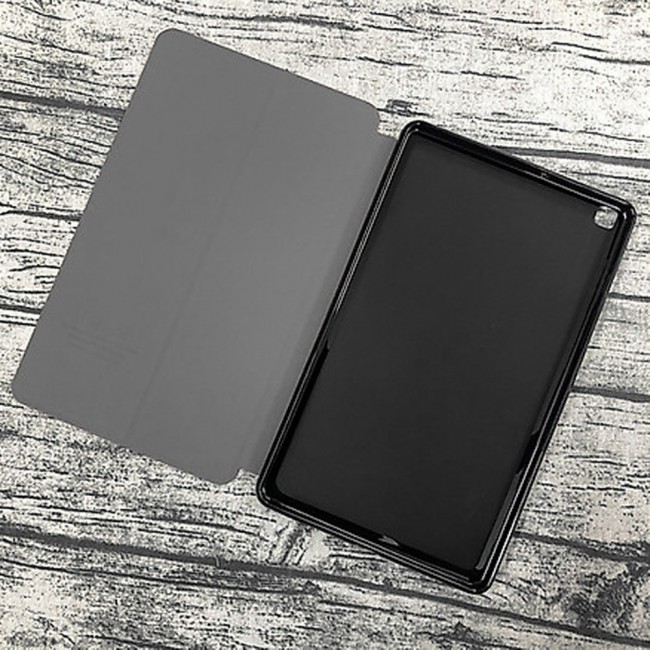 Lishen Foldable Leather Case for Samsung Tab A 8 2019 8 inch T290 T295 – Black