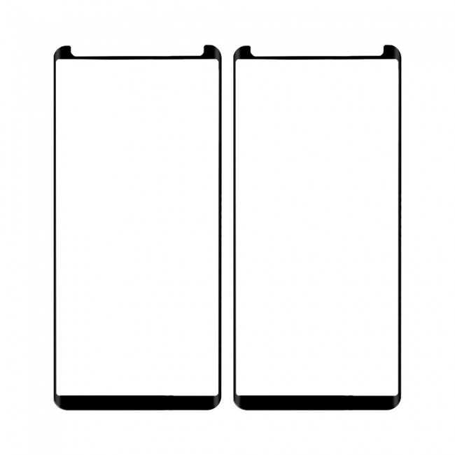 Samsung Galaxy Note 8 2Pack Tempered Glass Full Glue 3D Screen Protector – Black Edge