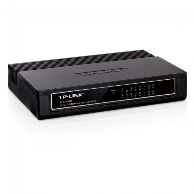 TP-Link TL-SF1016D Desktop Switch Auto Features High Optimal Performance Network
