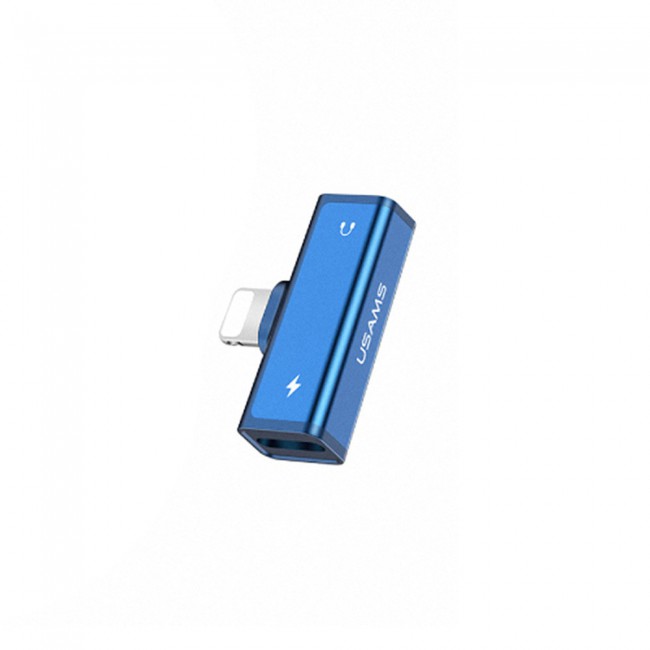 USAMS Dual Lightning Charging and Audio Adapter AU05