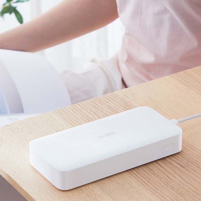 Xiaomi Redmi Power Bank 10000mAh  Fast Portable Charging Mi Powerbank 10000 – White