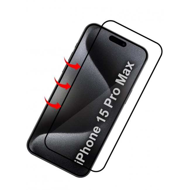 UMSUKA Magic Box Screen Protector Clear for iPhone 15 Pro Max Automatic Adhesion Easy Installation 9H+ Hardness Full Coverage Ultra HD Clear Tempered Glass Film, No Bubble,Anti-Fingerprint