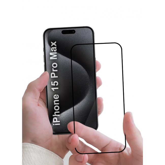 UMSUKA Magic Box Screen Protector Clear for iPhone 15 Pro Max Automatic Adhesion Easy Installation 9H+ Hardness Full Coverage Ultra HD Clear Tempered Glass Film, No Bubble,Anti-Fingerprint