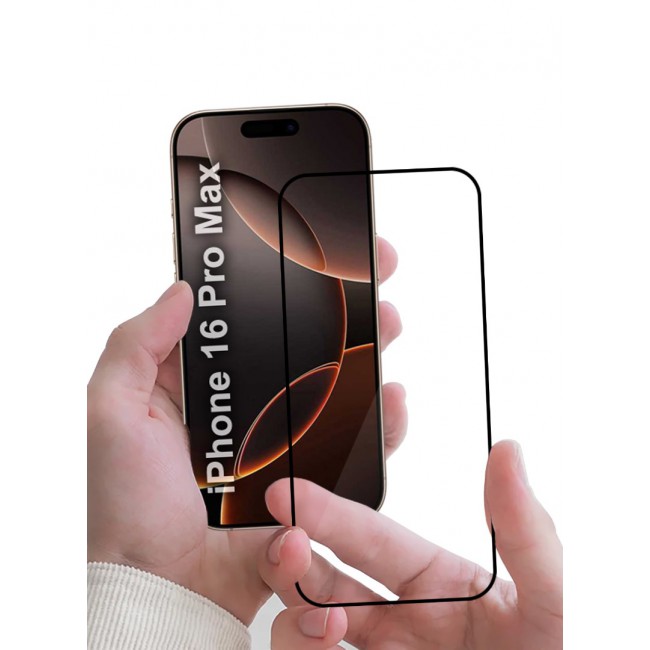 UMSUKA Magic Box Screen Protector Clear for iPhone 16 Pro Max Automatic Adhesion Easy Installation 9H+ Hardness Full Coverage Ultra HD Clear Tempered Glass Film, No Bubble,Anti-Fingerprint