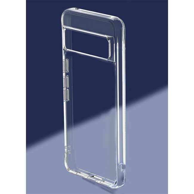 MARGOUN Google Pixel 8 Pro TPU Case Clear Anti-Yellowing Transparent Shockproof Protective Phone Case Scratch Resistant Cover