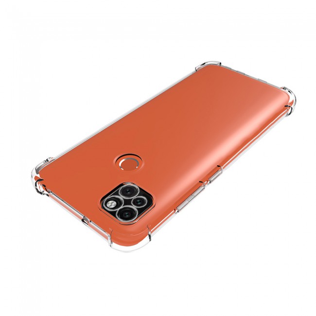 CATANES For Xiaomi Redmi 9C Case Cover Clear Protective TPU Four Corners Cover Transparent Soft Case