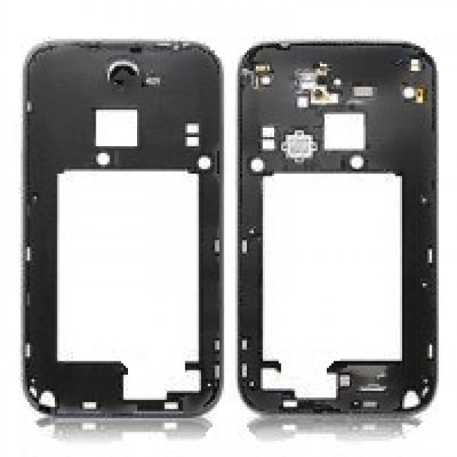 Back Housing Frame with Side Buttons for Samsung Galaxy Note 2 SPH-L900 Grey