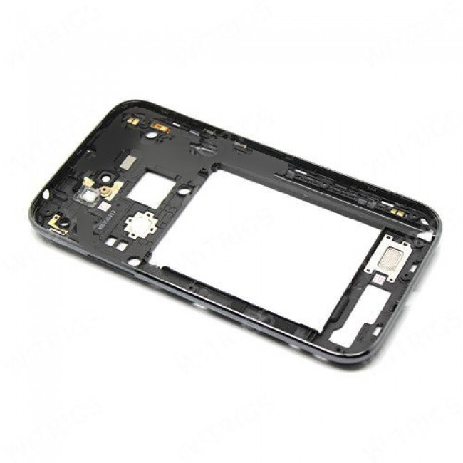 Back Housing Frame with Side Buttons for Samsung Galaxy Note 2 SPH-L900 Grey