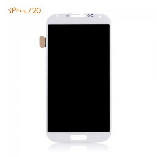 LCD with Digitizer Replacement for Samsung Galaxy S4 L720 White Frost