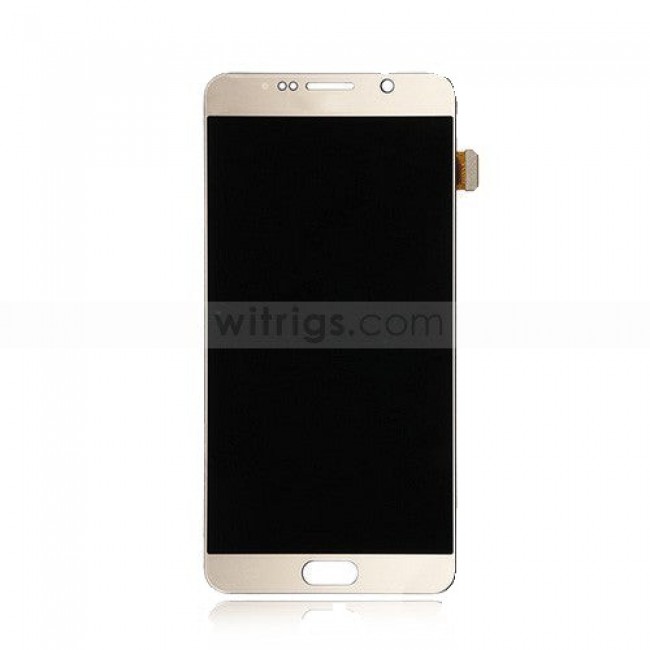 LCD Screen with Digitizer Replacement for Samsung Galaxy Note 5 Gold