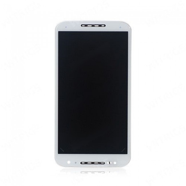 LCD Screen Assembly Replacement for Motorola Moto X2 White