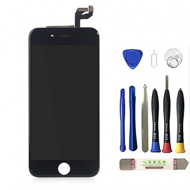 LCD with Digitizer Replacement for iPhone 6S Plus Black