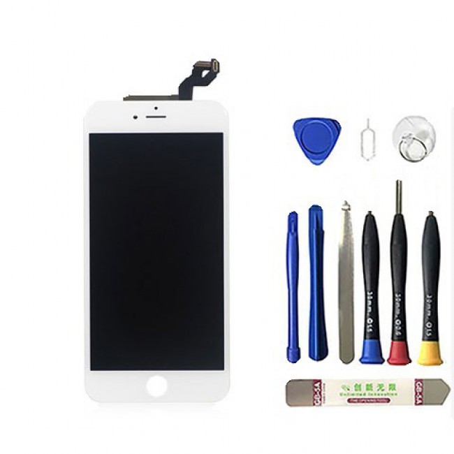 LCD with Digitizer Replacement for iPhone 6S White