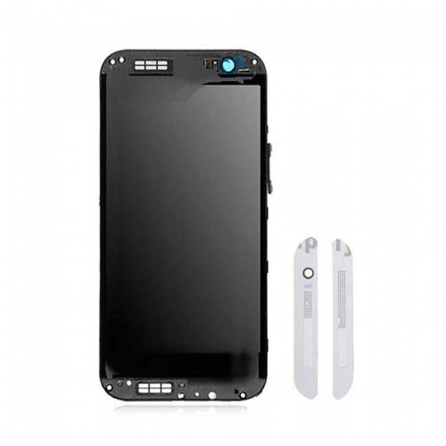 LCD Screen Assembly (With Speaker Cover) for HTC One M8 White