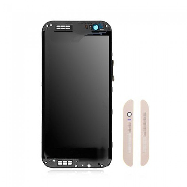 LCD Screen Assembly (With Speaker Cover) for HTC One M8 Gold