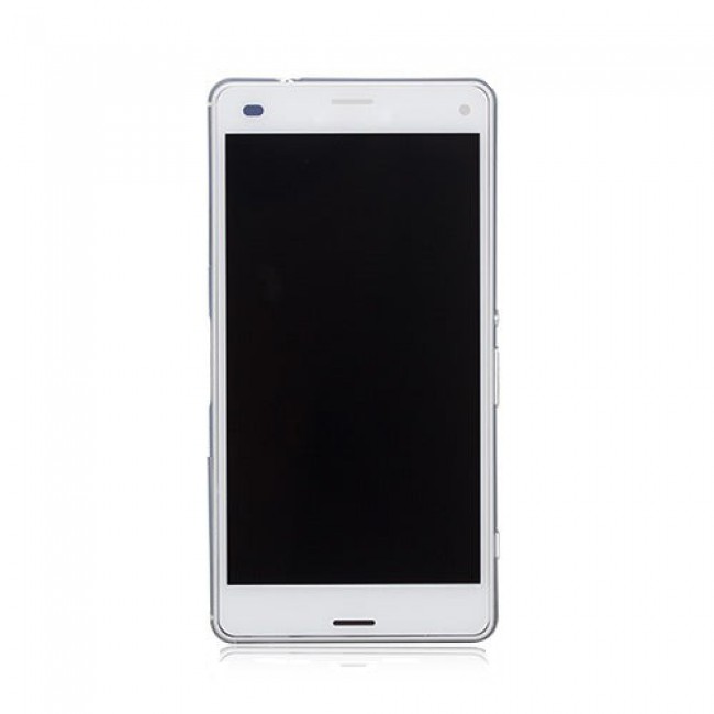 Custom LCD Screen Assembly Replacement for Sony Xperia Z3 Compact White