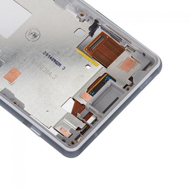 Custom LCD Screen Assembly Replacement for Sony Xperia Z3 Compact White