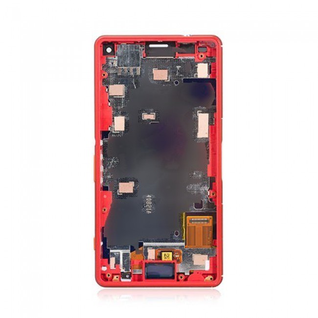Custom LCD Screen Assembly Replacement for Sony Xperia Z3 Compact Red