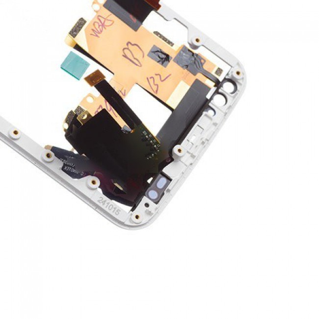 LCD Screen Assembly Replacement for Motorola Moto X Style White