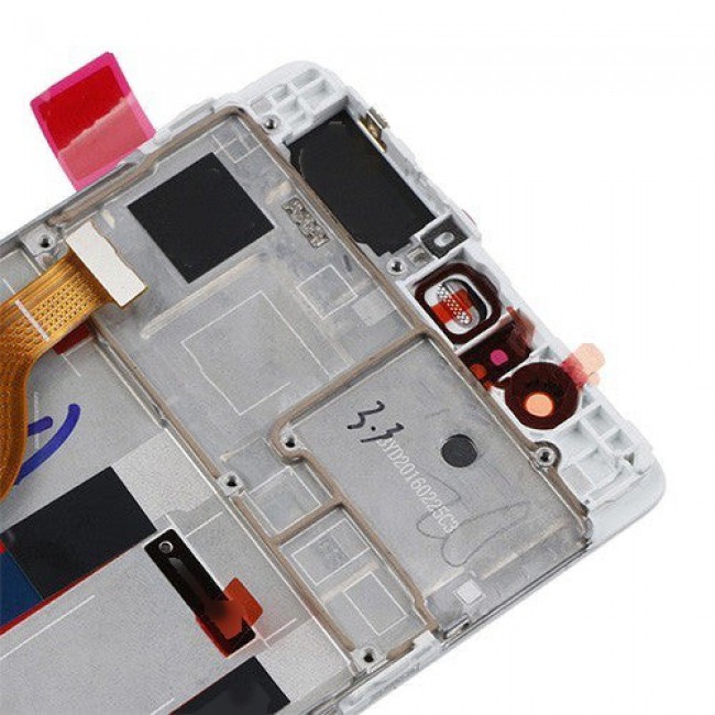 Screen Replacement with Frame for Huawei P9 Ceramic White
