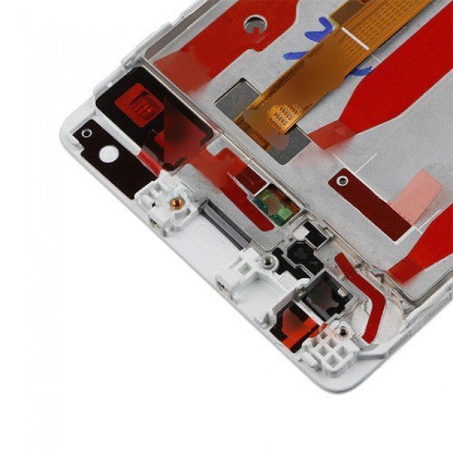 Screen Replacement with Frame for Huawei P9 Ceramic White