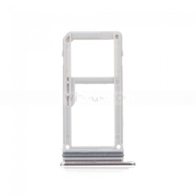 SIM Card & SD Card Tray for Samsung Galaxy Note7 Silver Titanium