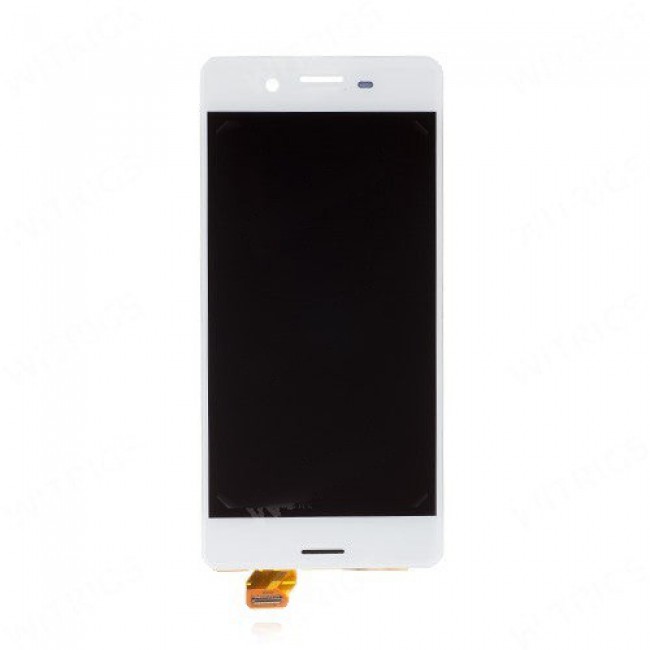 Custom LCD Screen with Digitizer Replacement for Sony Xperia X White