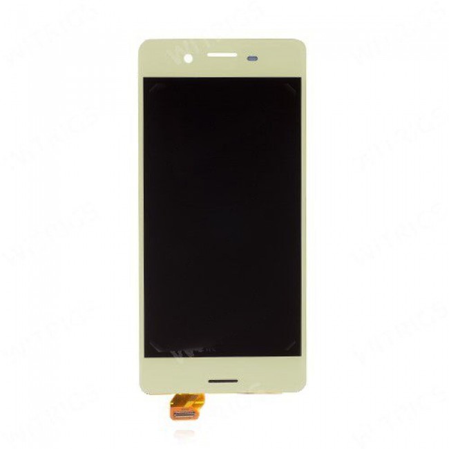 Custom LCD Screen with Digitizer Replacement for Sony Xperia X Lime Gold