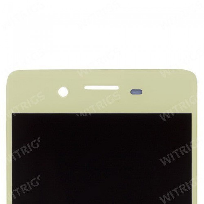 Custom LCD Screen with Digitizer Replacement for Sony Xperia X Lime Gold