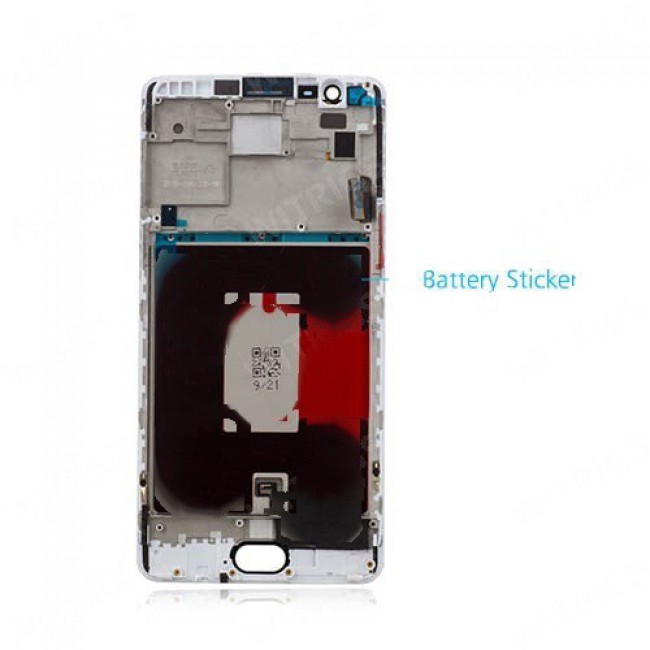 Screen Replacement with Frame for OnePlus 3/3T White